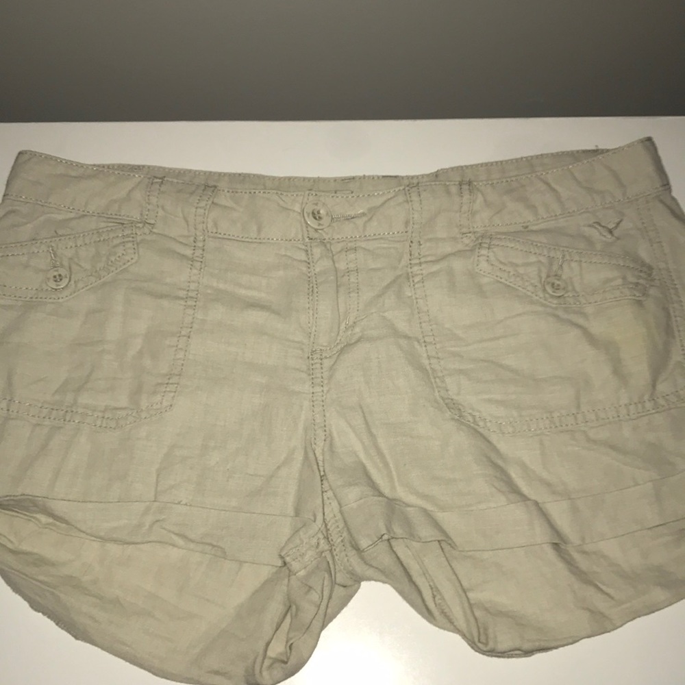 Juniors khaki cargo shorts